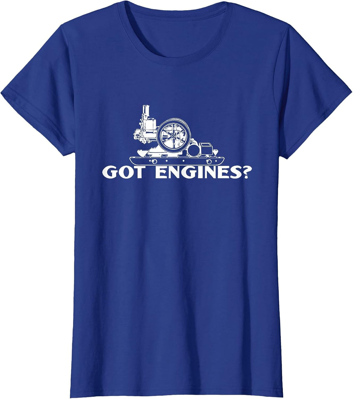 Got Engines Hit and Miss Gas T-Shirt - Royal Blue