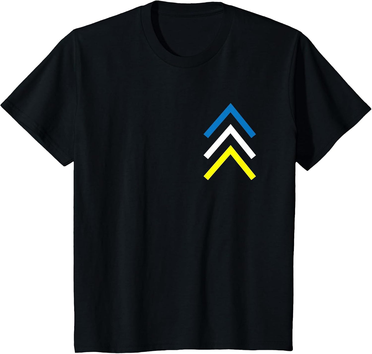 Down Syndrome Three Chromosome Arrows Awareness Month T-Shirt - Black