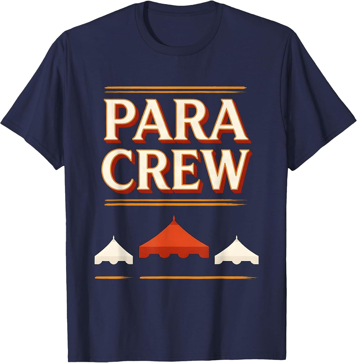 Men's Para Crew Sign Painter Showcard Teacher Appreciation T-Shirt - Navy Blue