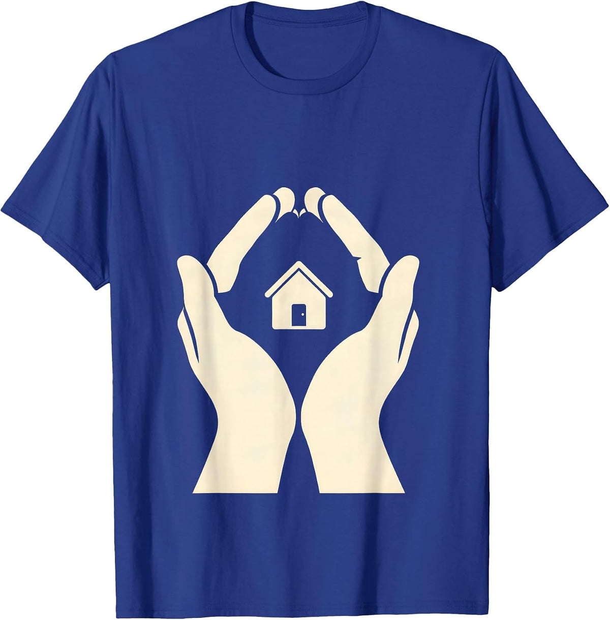 Paraprofessional Glowing School Cradled in Hands T-Shirt - Royal Blue
