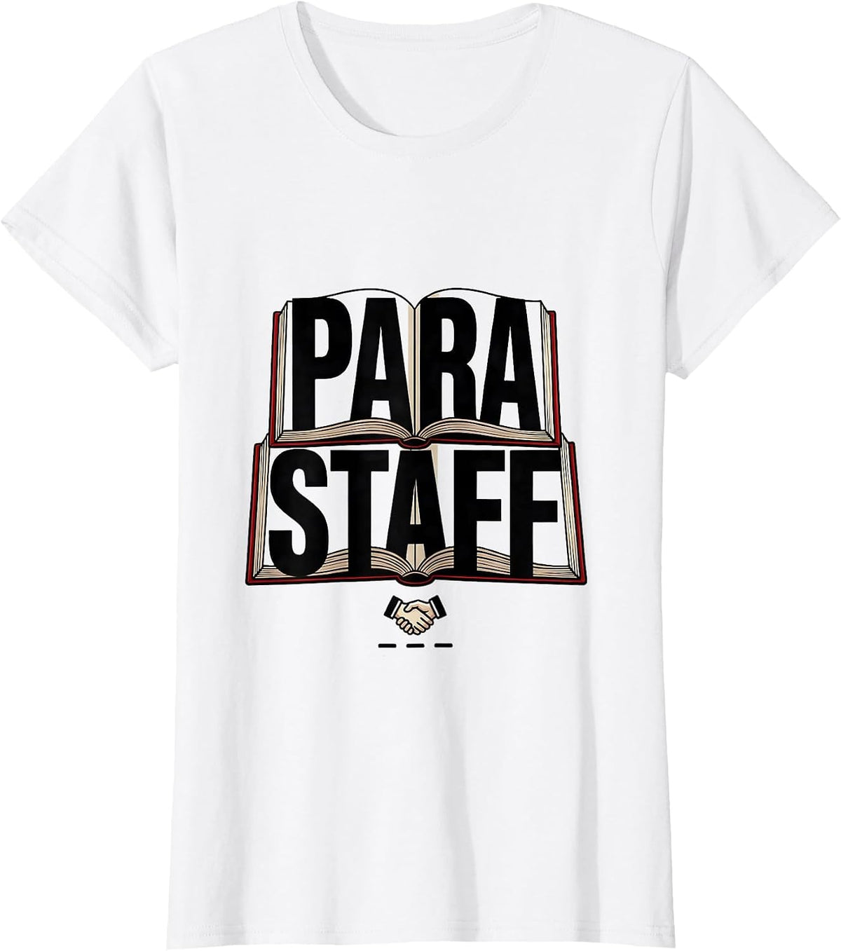 Para Staff Heartfelt Paraprofessional Teacher Appreciation T-Shirt - White