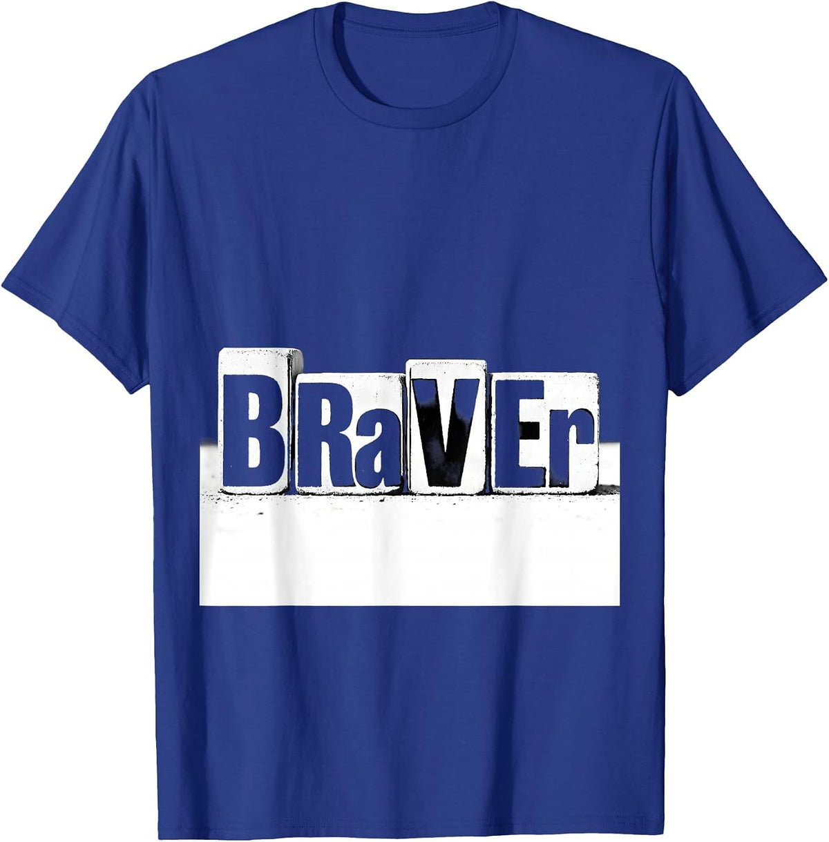 B-Ra-V-Er Funny Chemistry Nerd Humor Science Lover Gift T-Shirt - Royal Blue