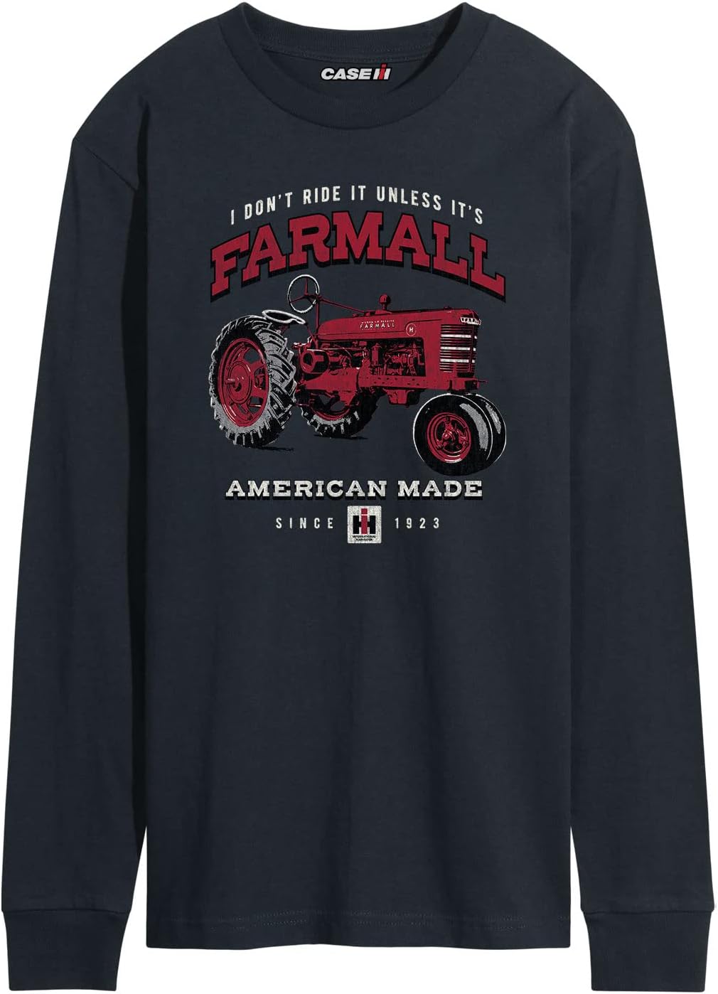 Don't Ride It Unless Farmall - Men's Long Sleeve T-Shirt - Navy
