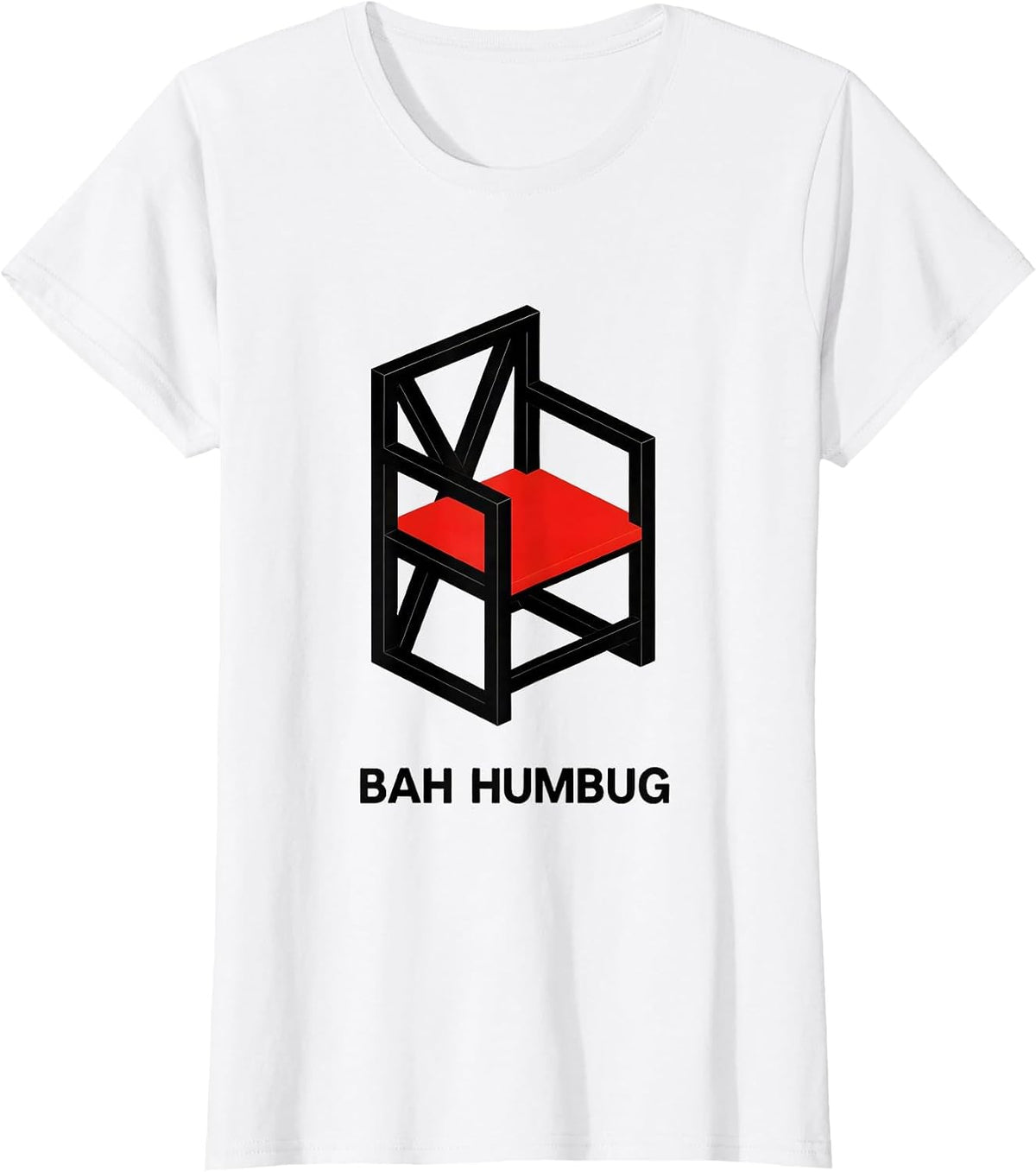Bah Humbug Vintage Christmas Carol Scrooge Funny Holiday T-Shirt - White