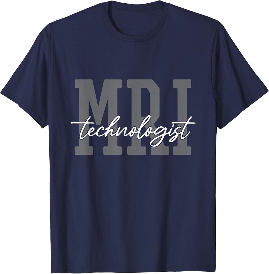 MRI Technologist MRI Tech Radiologic Rad Tech T-Shirt - Navy Blue