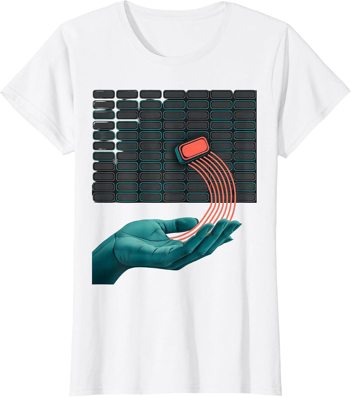Women's Midcentury AAC Communication Modules SLP Teacher Support T-Shirt - White