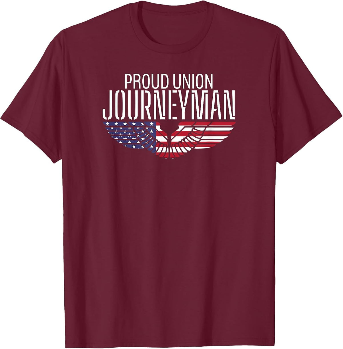 Proud Trade Union Journeyman T-Shirt - Burgundy