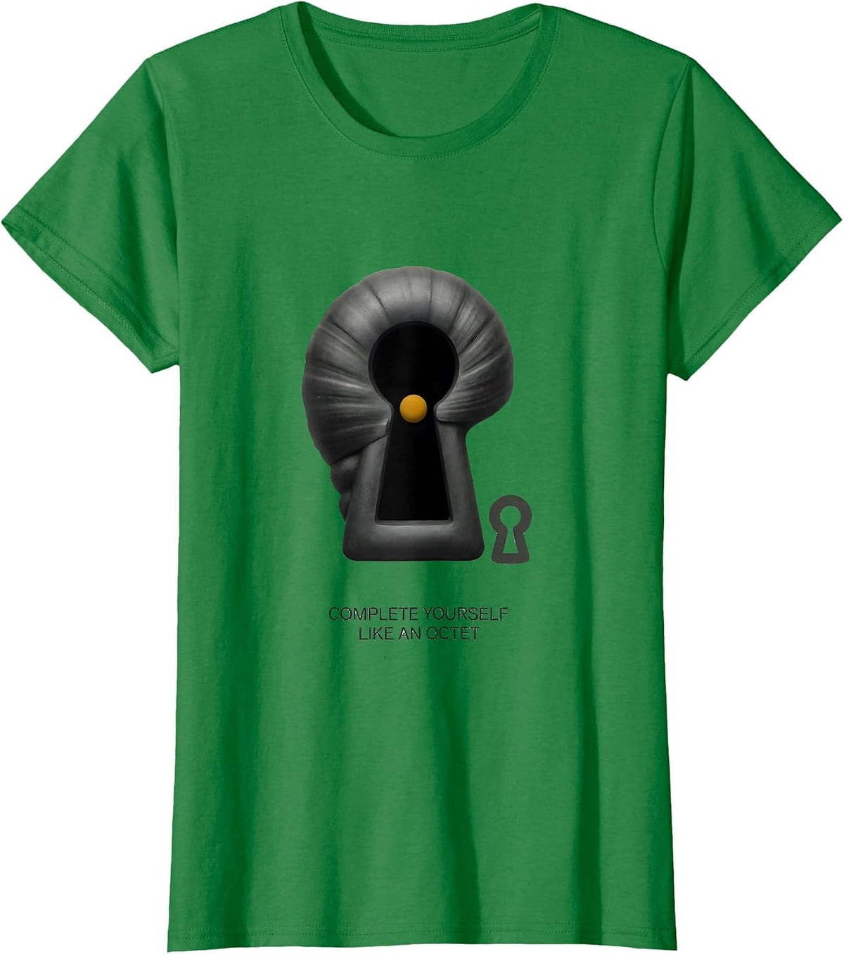 Complete Yourself Like An Octet Funny Chemistry Science T-Shirt - Kelly Green