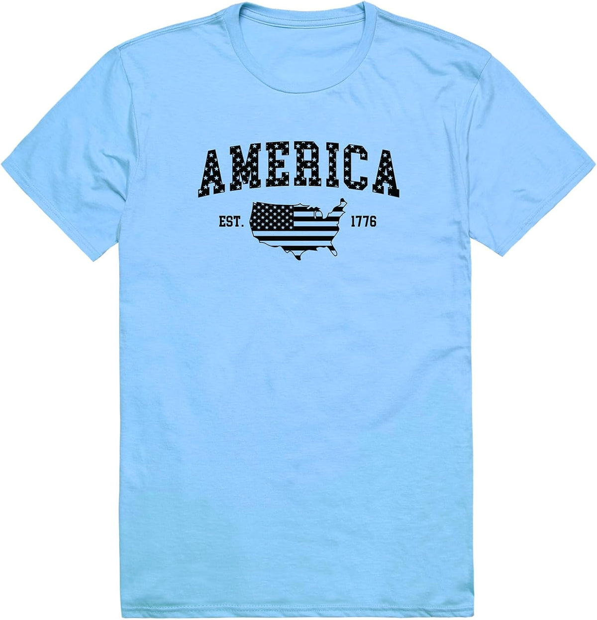 Rapiddominance America Basic Tees - Sky Blue