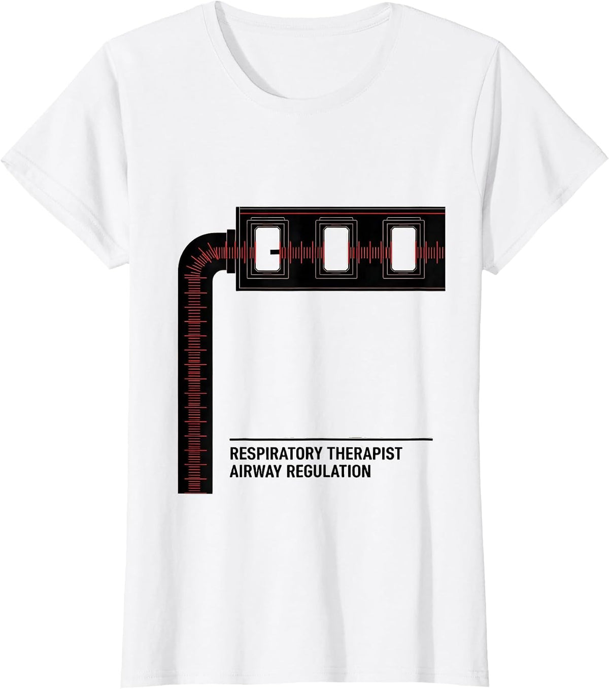 Respiratory Therapist Airway Regulation Professional T-Shirt - White