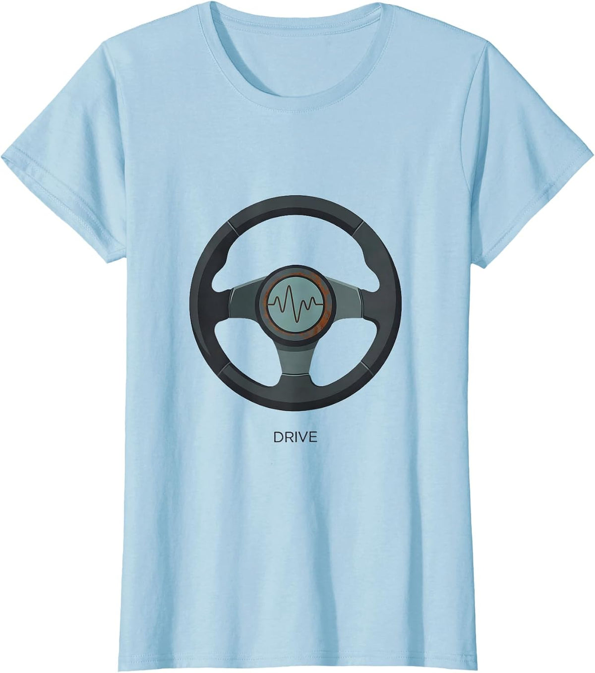 Drive Editorial Conceptual Respiratory Therapist RT T-Shirt - Baby Blue