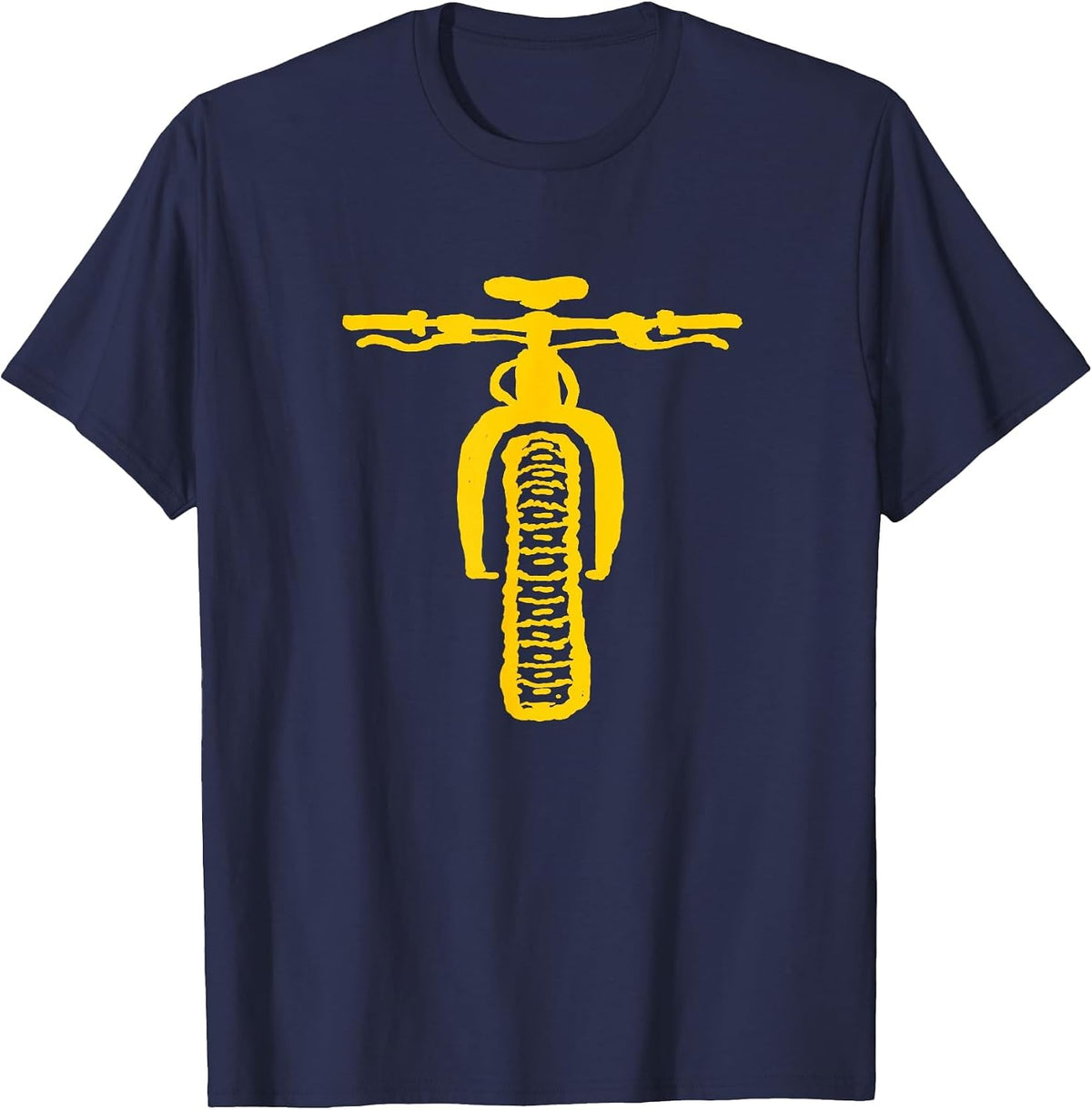 Fat Bike Mountain Bike T-Shirt T-Shirt - Navy Blue