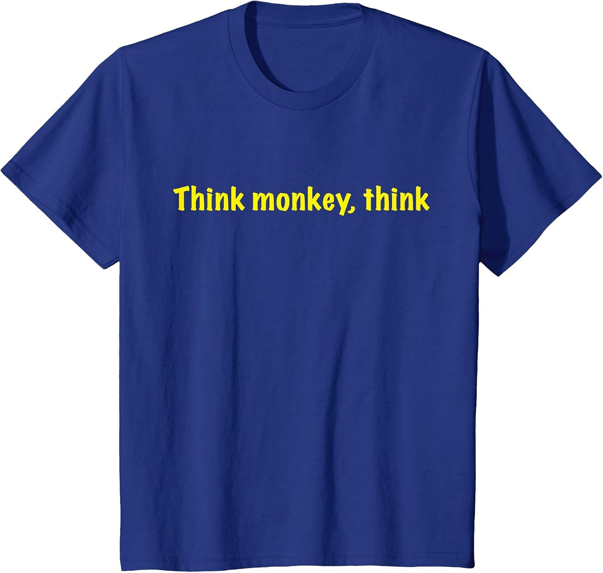 Think Monkey - Science Nerds Geek - Evolution T-Shirt - Royal Blue