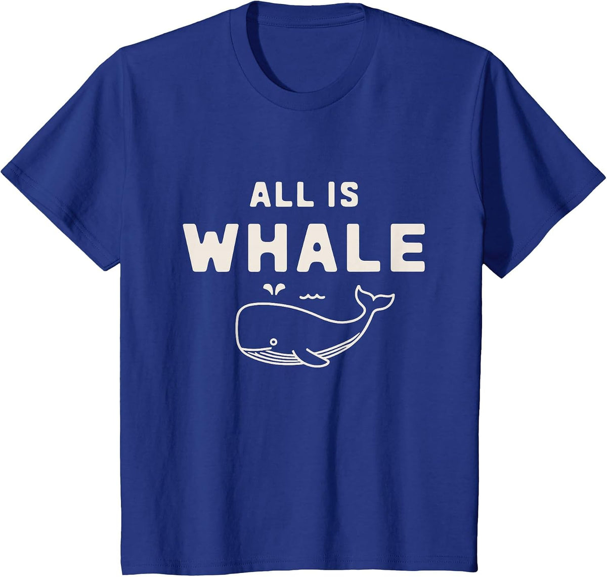 All is Whale T-Shirt - Royal Blue