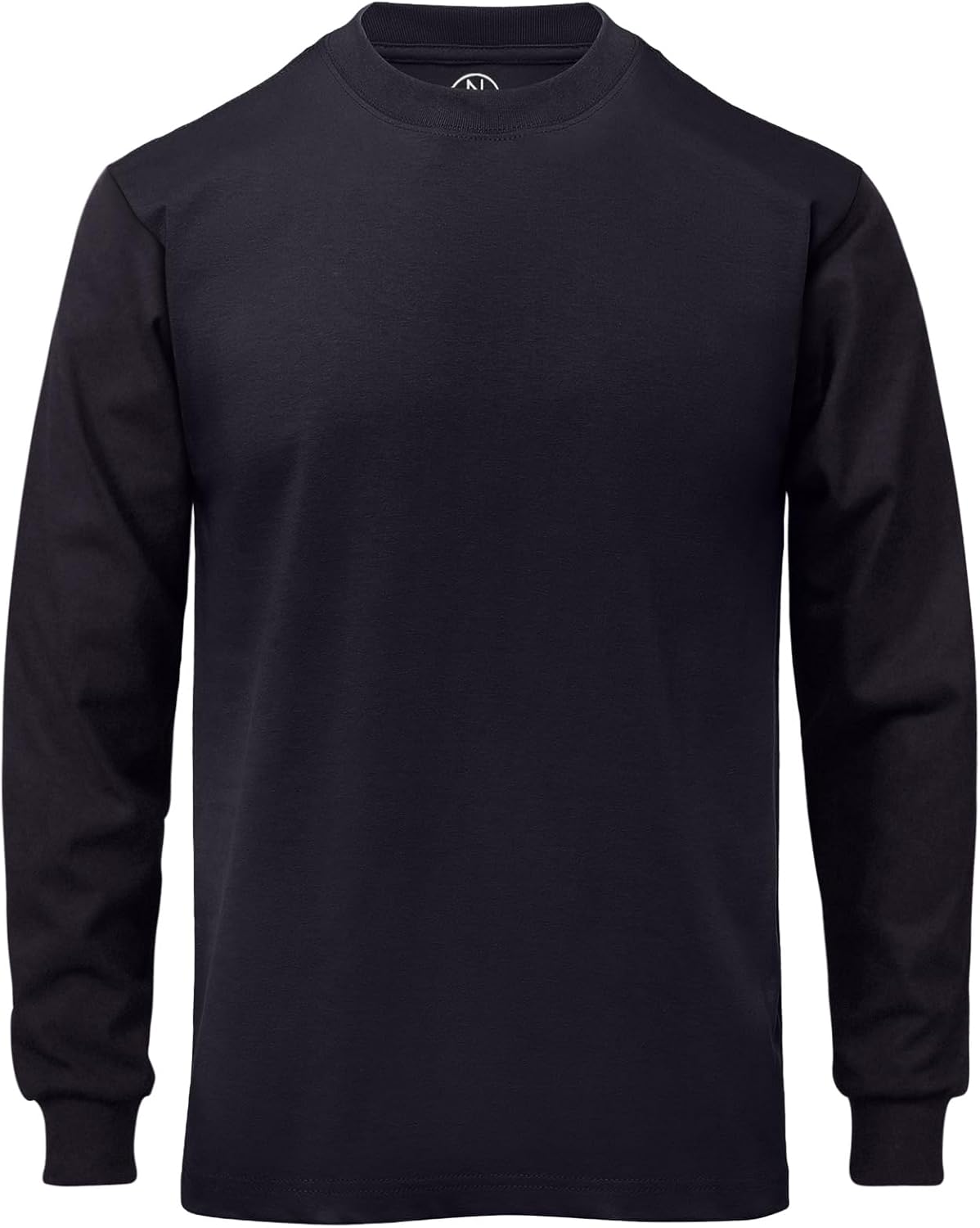 Enkalda Men's Premium Heavyweight Long Sleeve T-Shirt - Navy Blue
