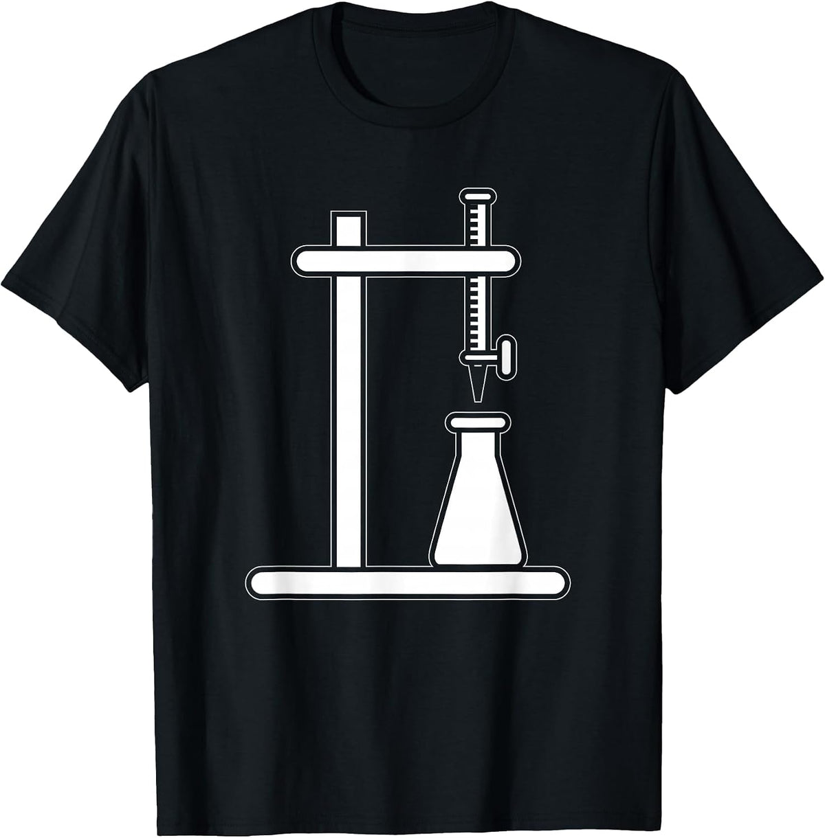 Chemist Student Titration Teacher Chemistry T-Shirt - Black