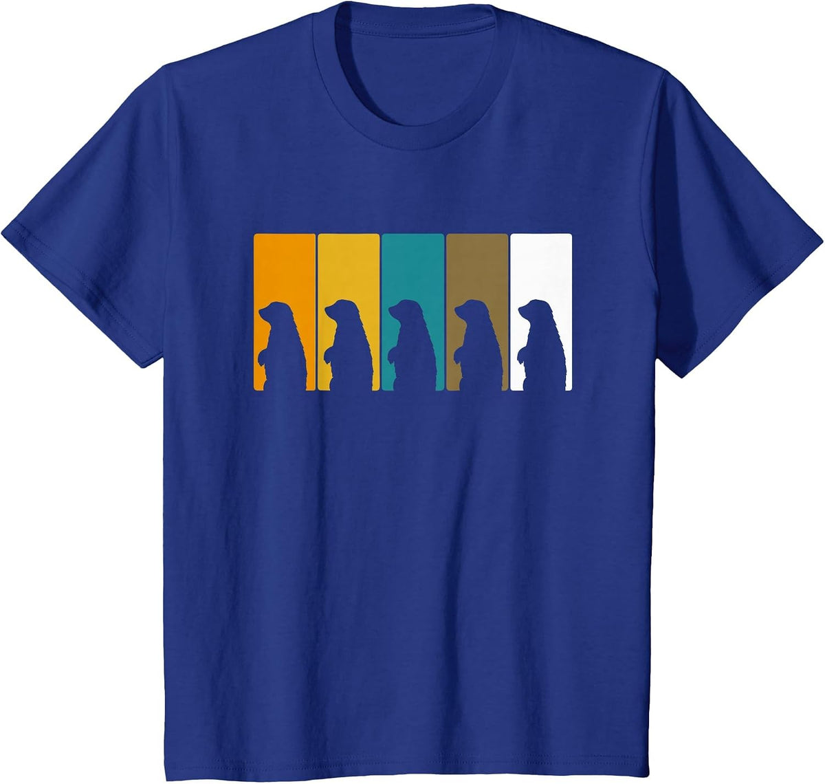 Vintage Groundhog Retro Ground Hog Groundhog Day T-Shirt - Royal Blue