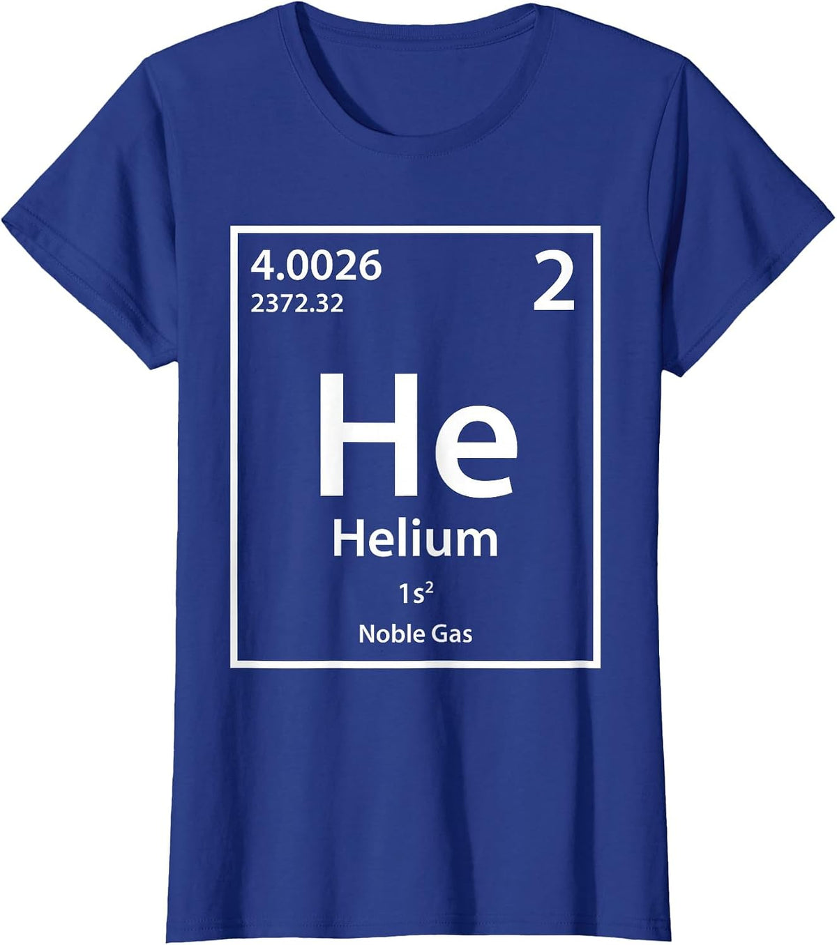 Helium Element (White) T-Shirt - Royal Blue