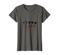 Mademark Same Spot Every Time Funny Dart Player Bar Humor Gift T-Shirt - Asphalt Grey