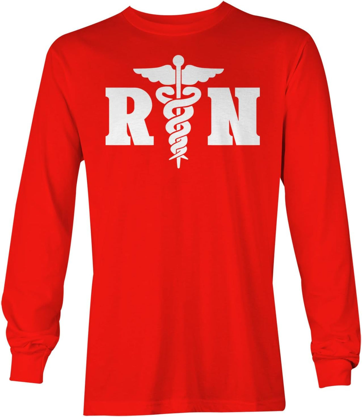 Tcombo RN - Registered Nurse Nursing Unisex Long Sleeve Shirt - Red
