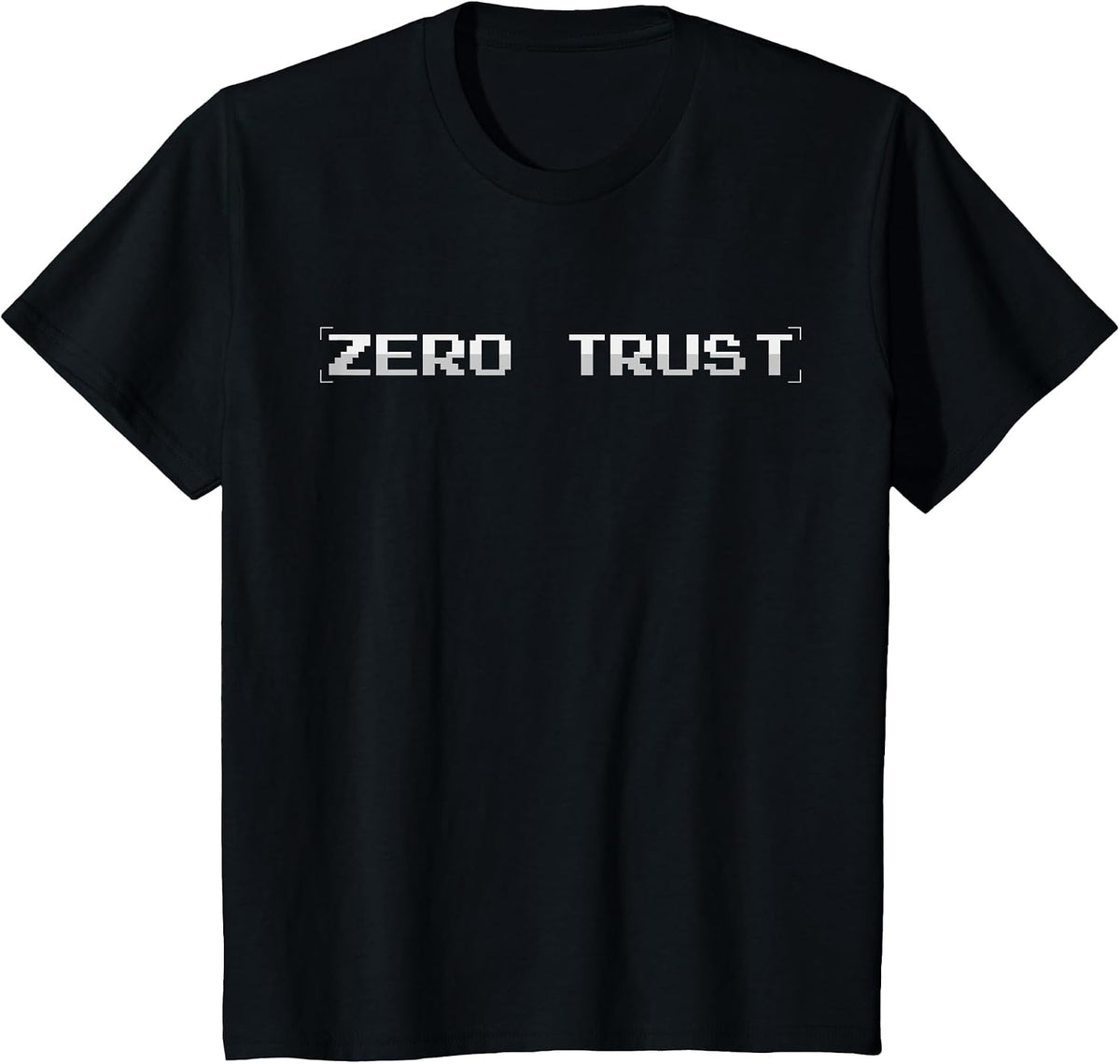 Zero Trust, Cybersecurity, IT Developer Cyber Security T-Shirt - Black