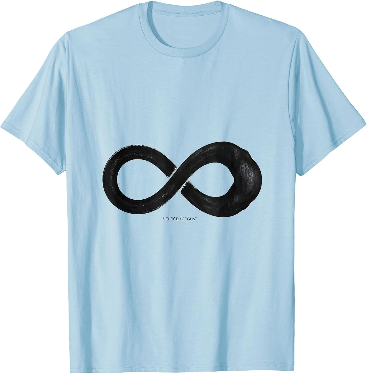 Men's Neurodivergent Autism ADHD Neurodiversity Awareness T-Shirt - Baby Blue
