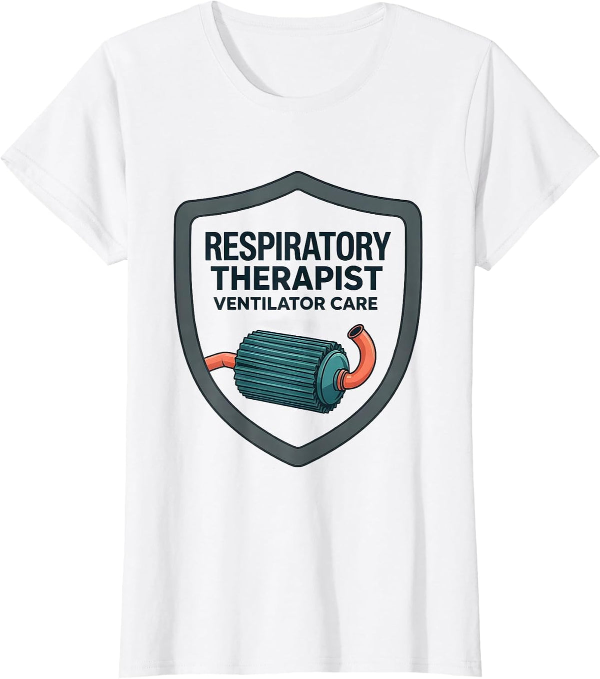 Respiratory Therapist Ventilator Care Professional Pride T-Shirt - White