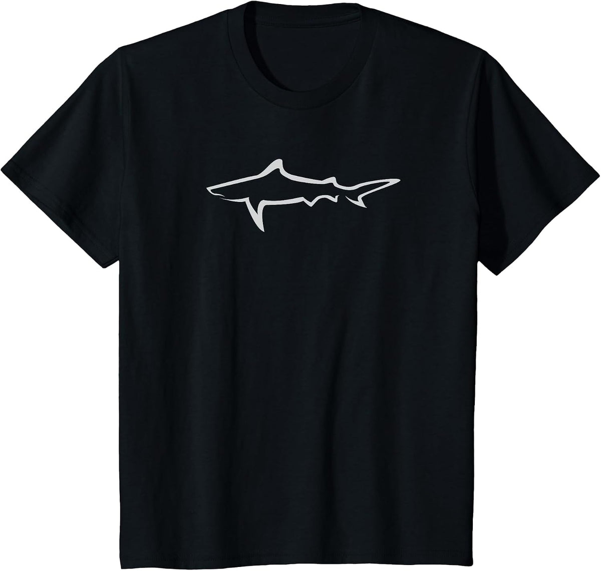 Ocean Life Shark Design by KP T-Shirt - Black