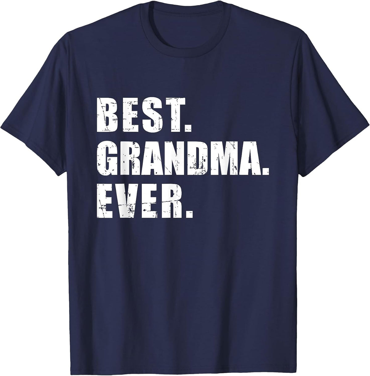 Best Grandma Ever T-Shirt - Navy Blue