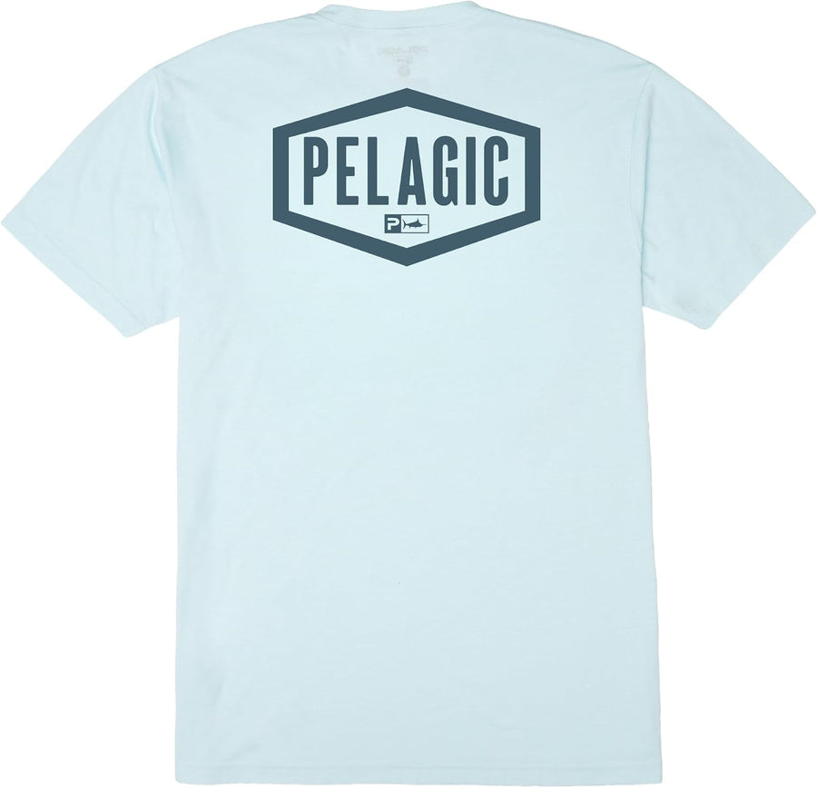 PELAGIC Fuel Dock T-Shirt - Light Blue