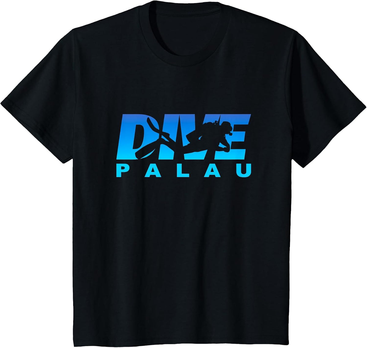 Dive Palau, Scuba Diving in Palau T-Shirt - Black