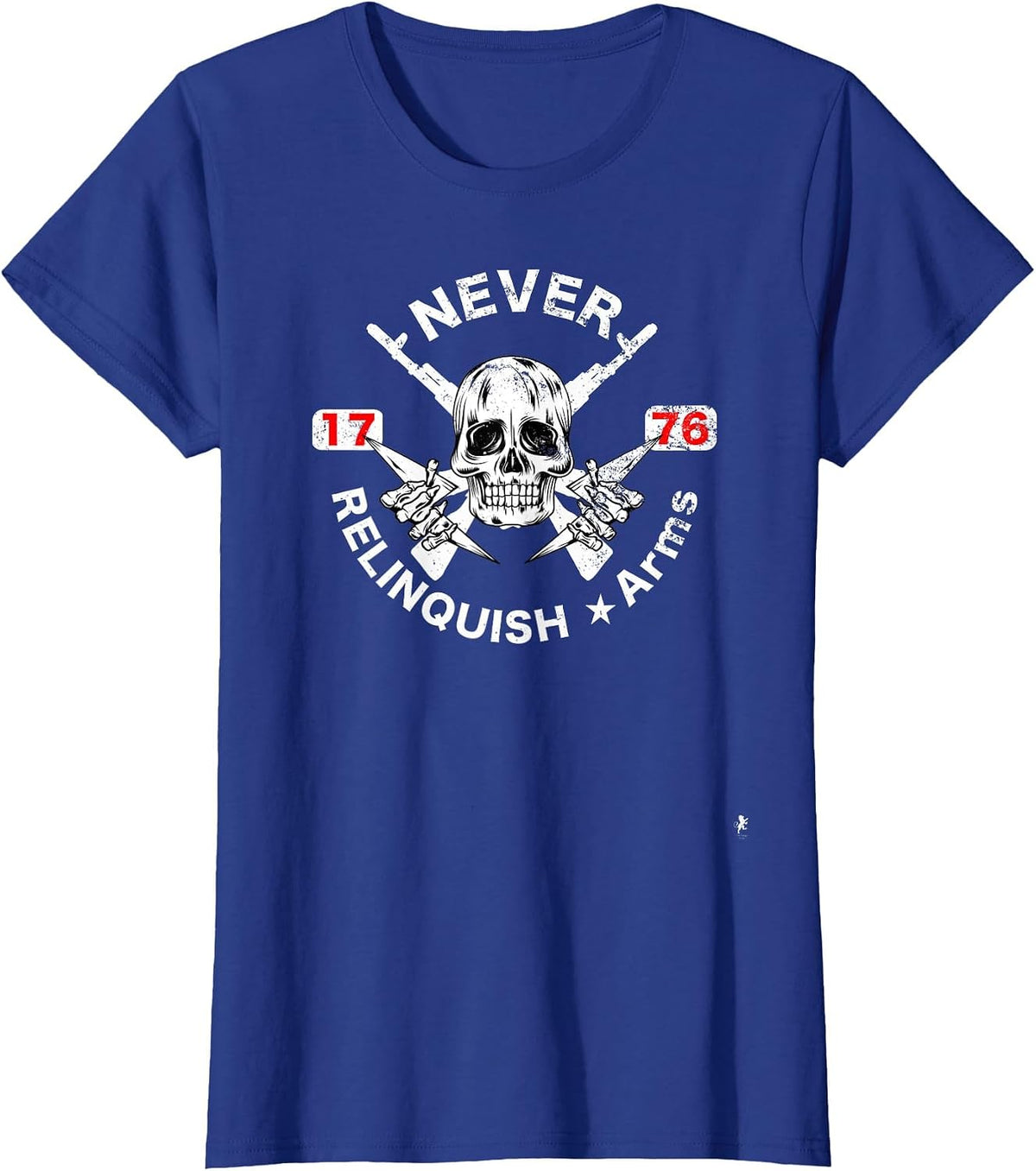 NRA - Never RELINQUISH ARMS T-Shirt - Royal Blue
