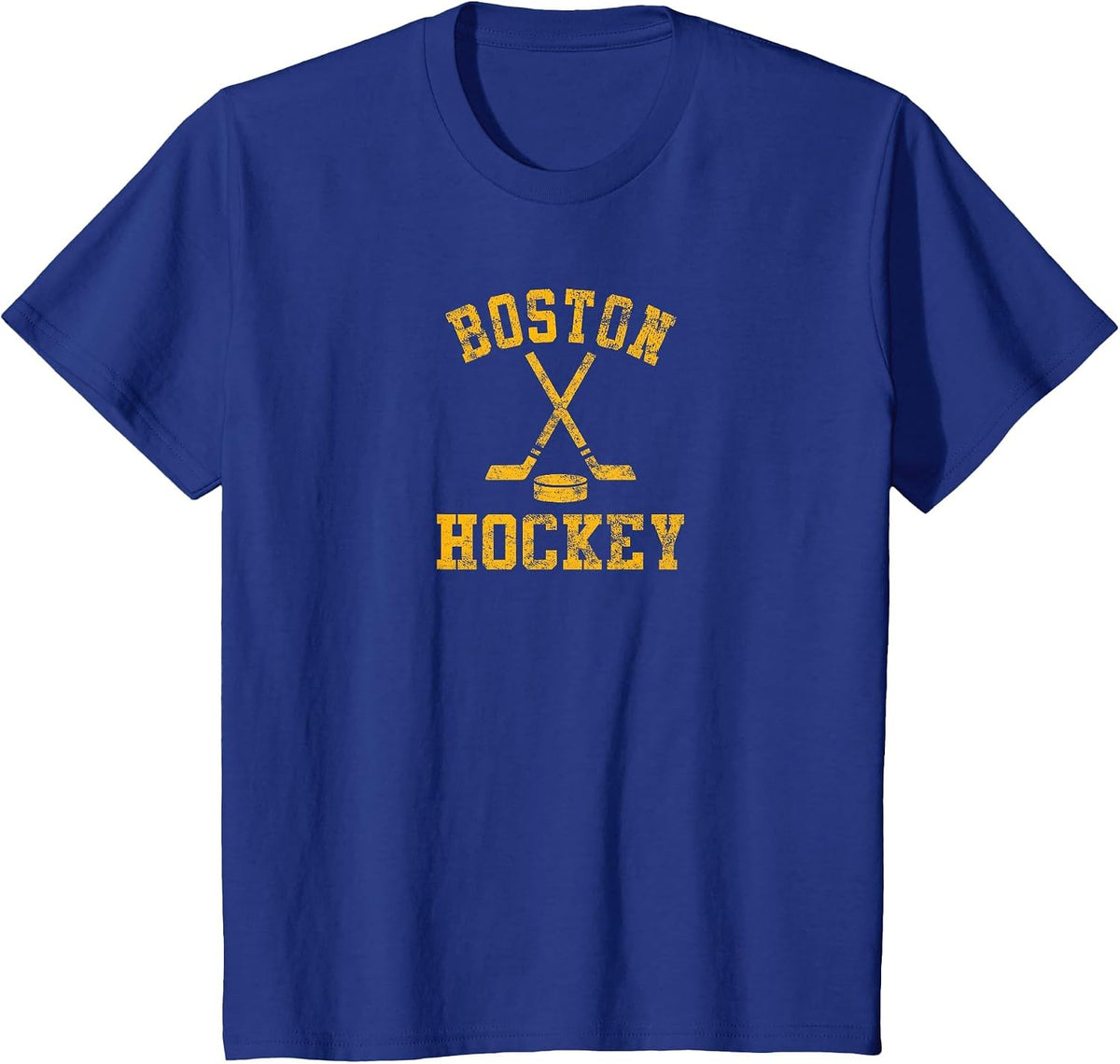 Vintage Boston Hockey T-Shirt - Royal Blue