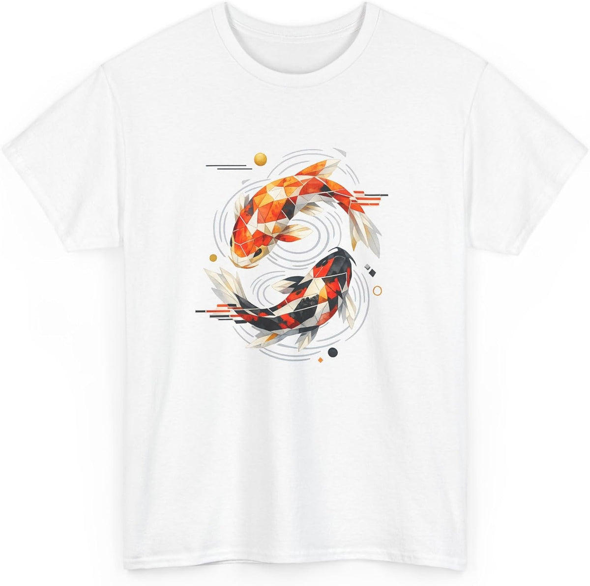 Koi Fish — Regular Fit T-Shirt - White