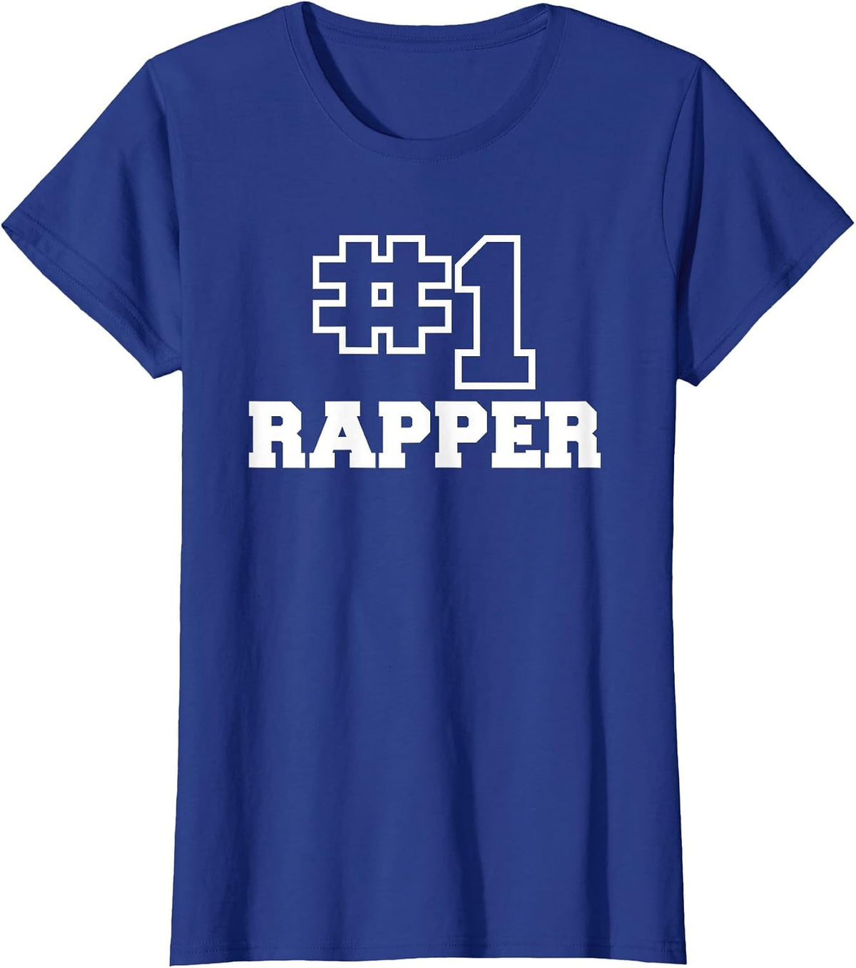 Number One Rapper #1 Music Singer Rap T-Shirt - Royal Blue