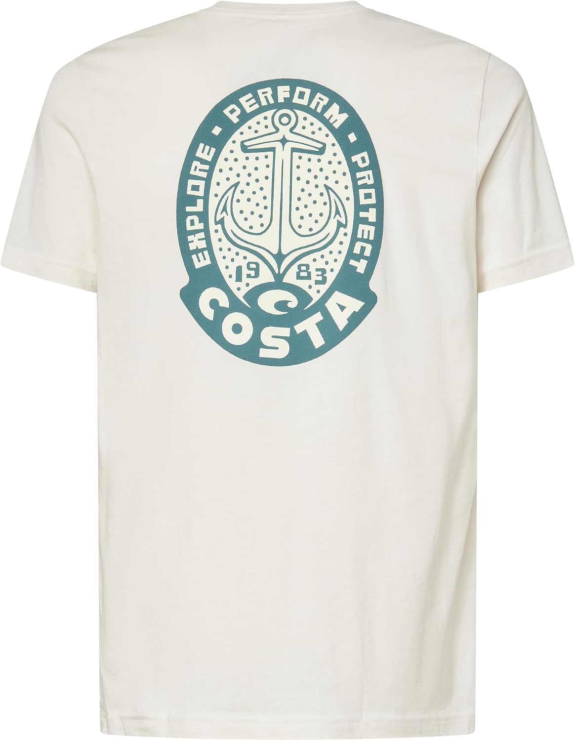 Costa Del Mar Men's Anchor Down T-Shirt - Vintage White