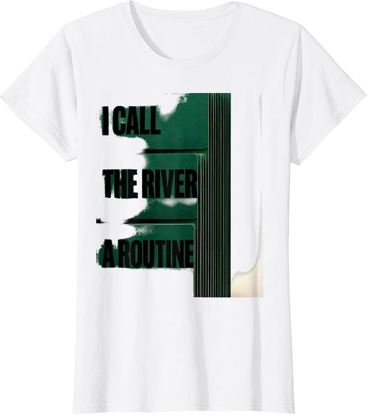 I Call The River A Routine Funny Gambler Casino Poker Player T-Shirt - White