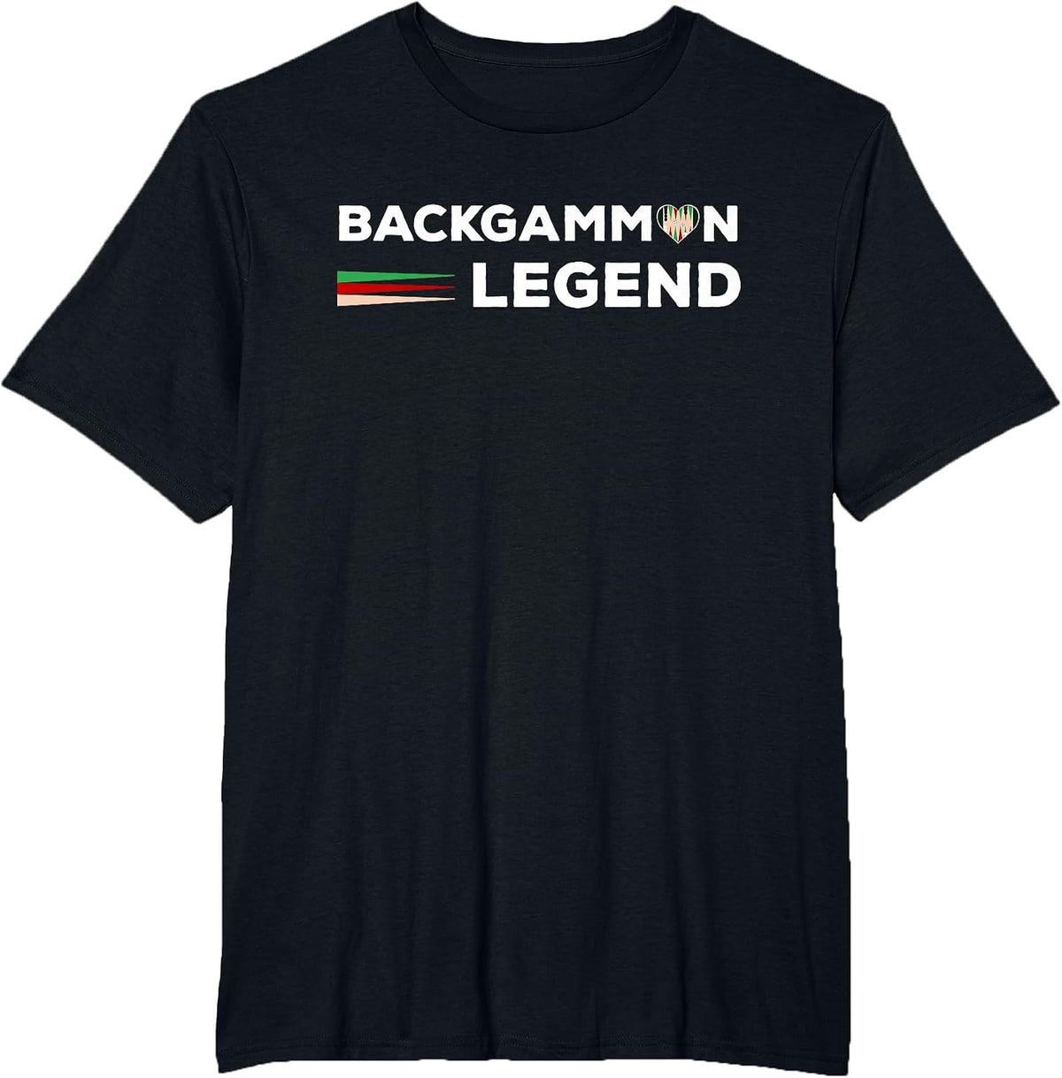 Backgammon Player Board Game Backgammon Legend T-Shirt - Black