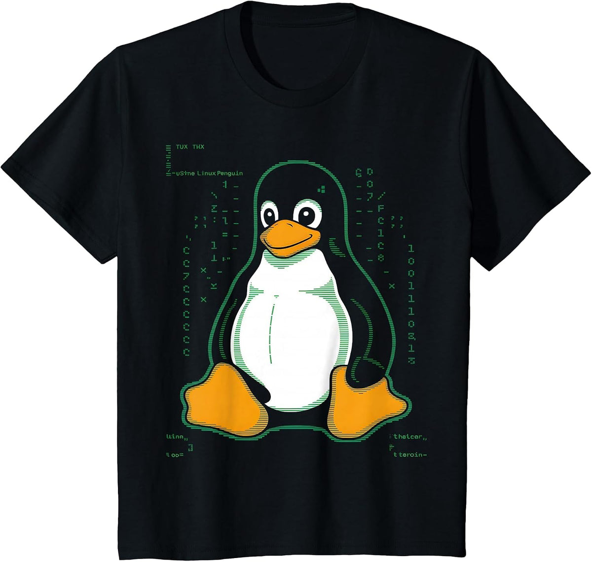 Penguin Linux T-Shirt - Black