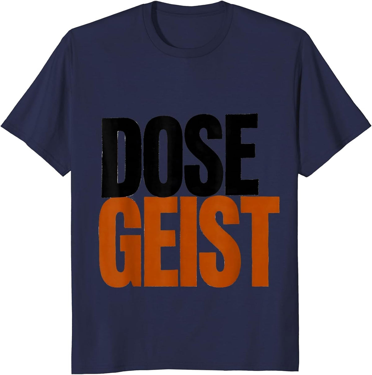 Men's Dosegeist Minimalist Pharmacy Staff Halloween Humor T-Shirt - Navy Blue