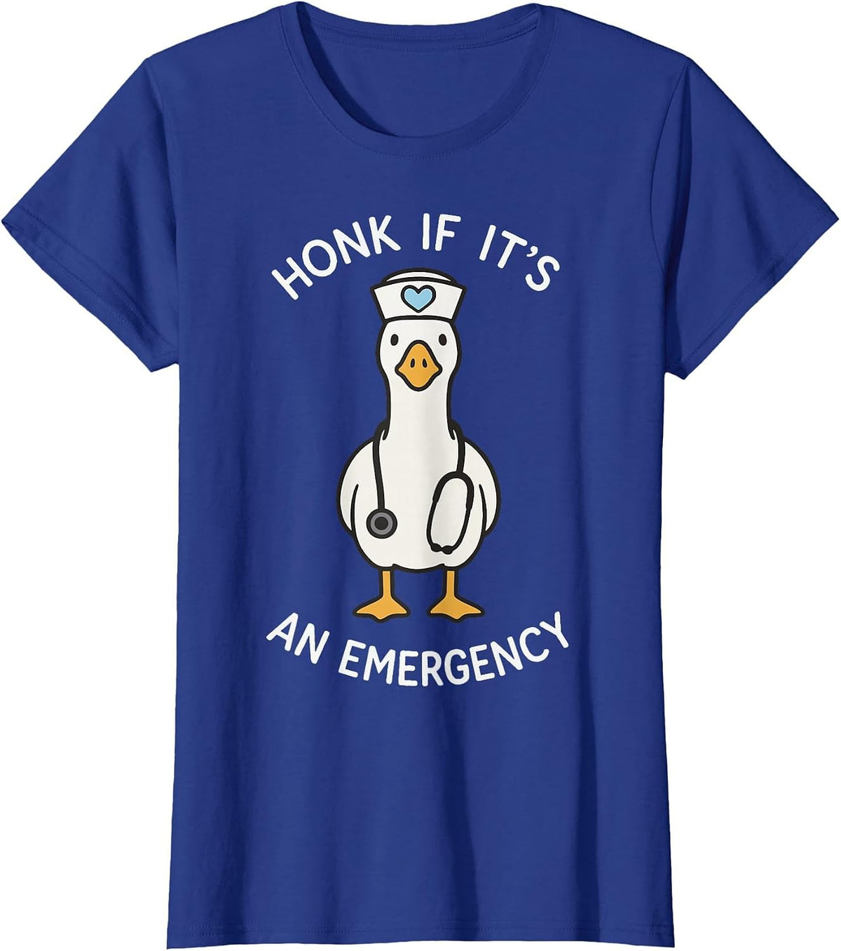 Honk If It's an Emergency T-Shirt - Royal Blue