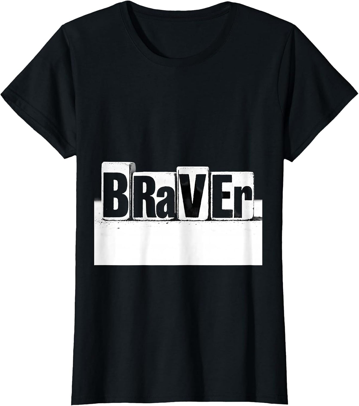 B-Ra-V-Er Funny Chemistry Nerd Humor Science Lover Gift T-Shirt - Black