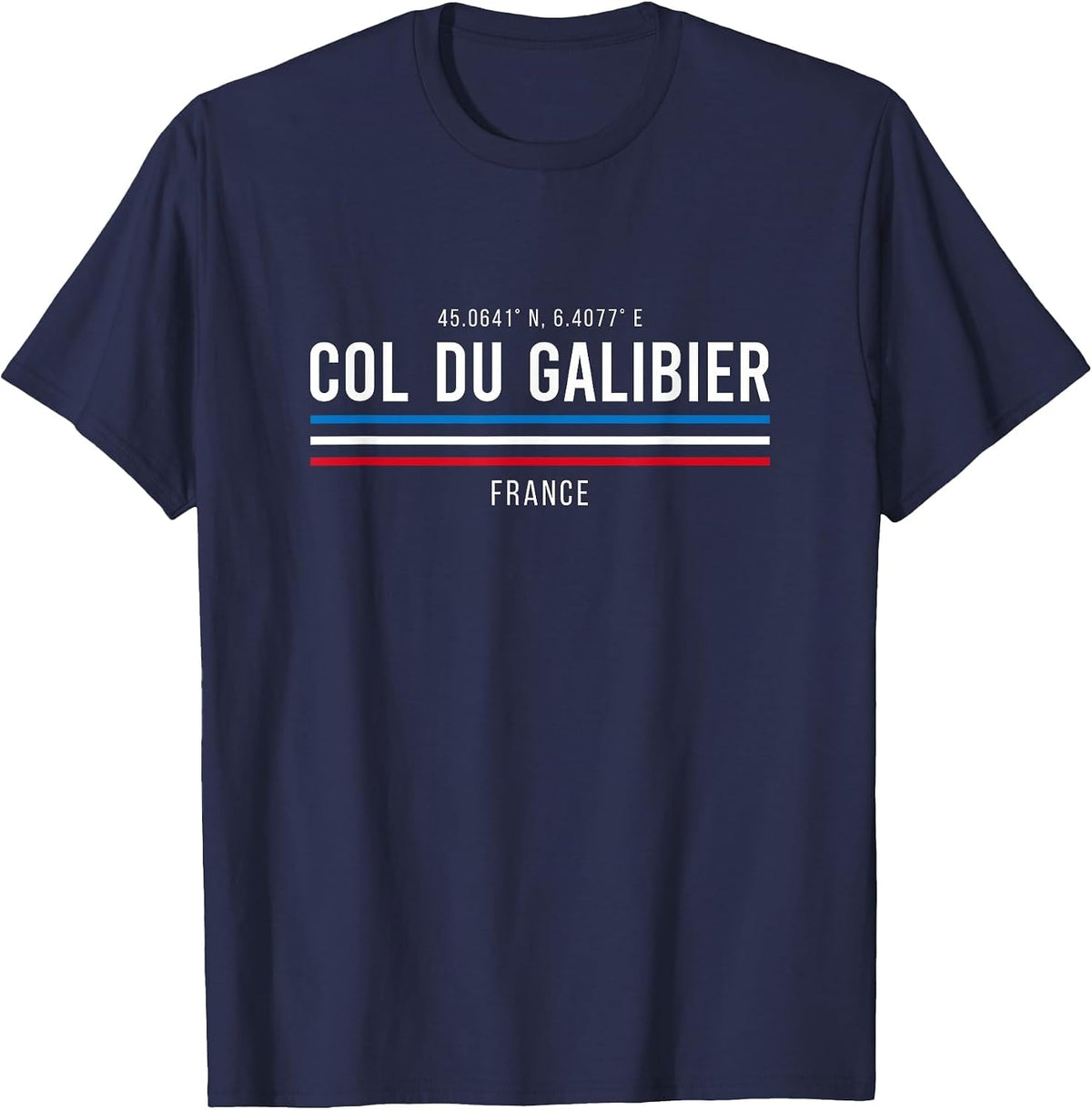 Col Du Galibier Cycling T-Shirt - Navy Blue