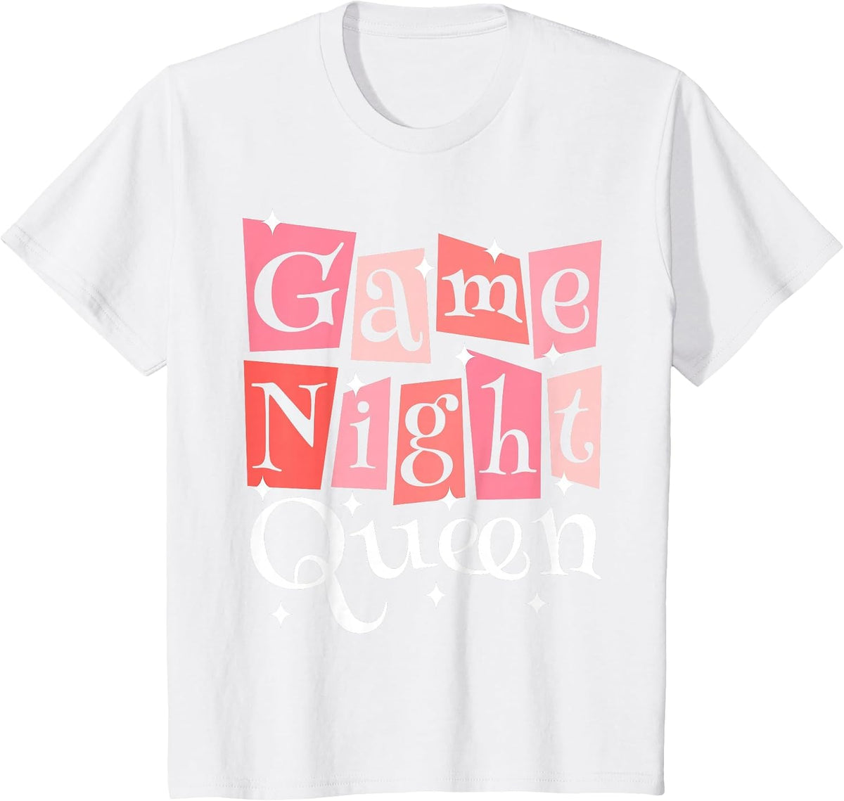 Girl Game Night Daughter Family Board Game Night T-Shirt - White