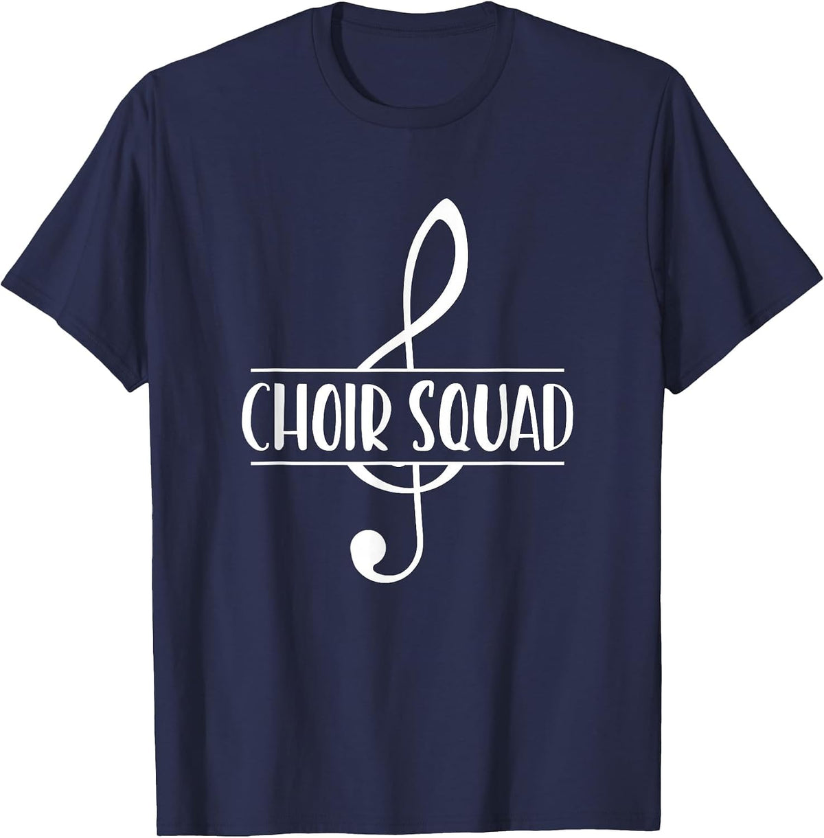 Choir Squad Saying/Singers Choir Directors Music Students T-Shirt - Navy Blue