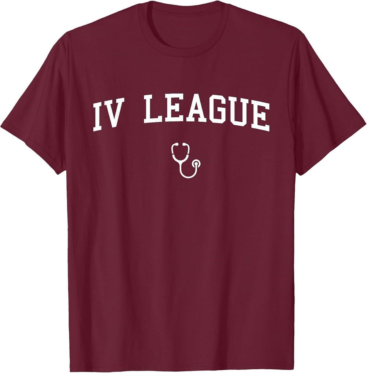 Nurse Week Appreciation Minimalist Nurse T-Shirt - Burgundy