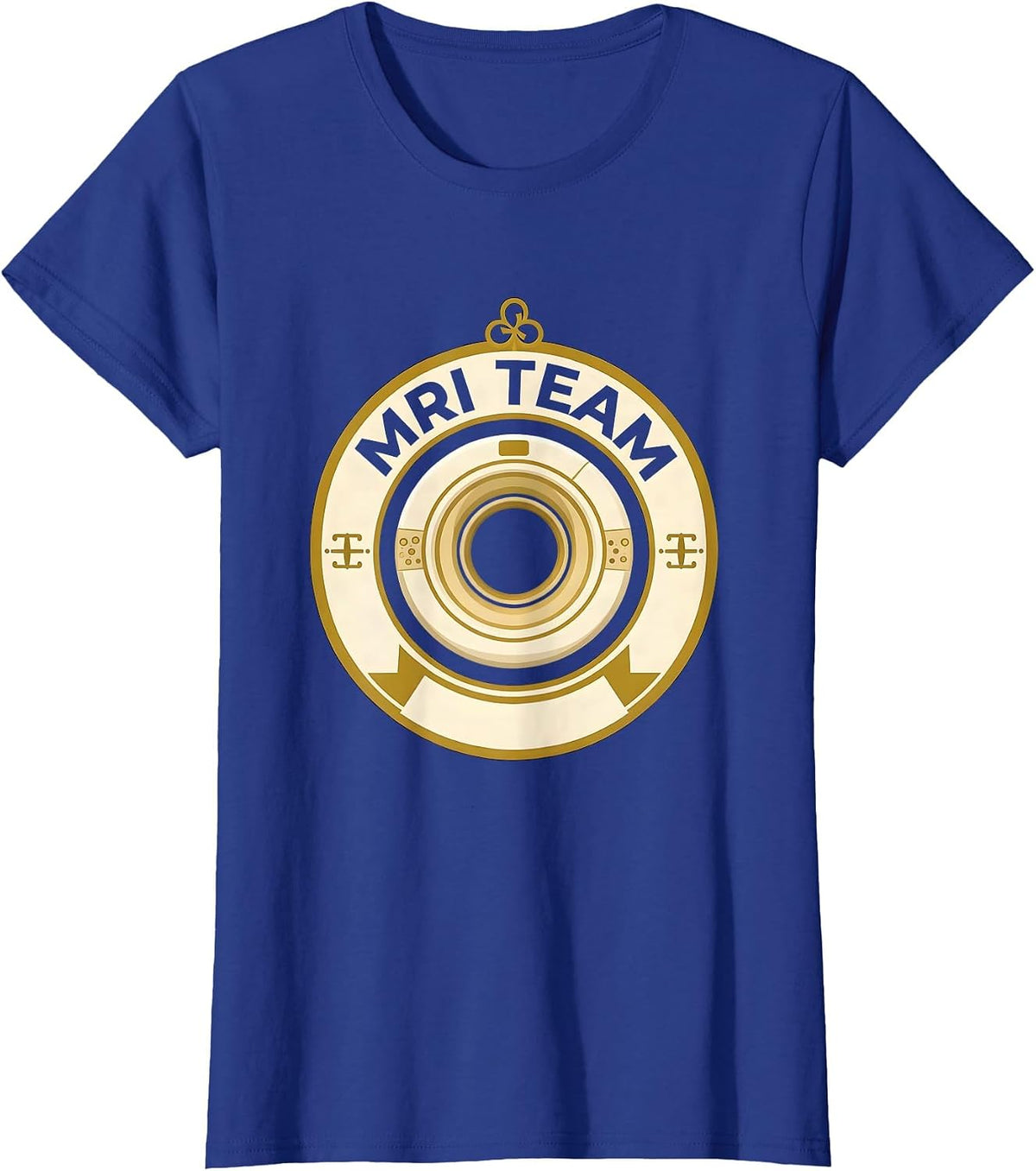 Women's MRI Team Radiology Tech Rad Tech X-Ray Healthcare Worker T-Shirt - Royal Blue