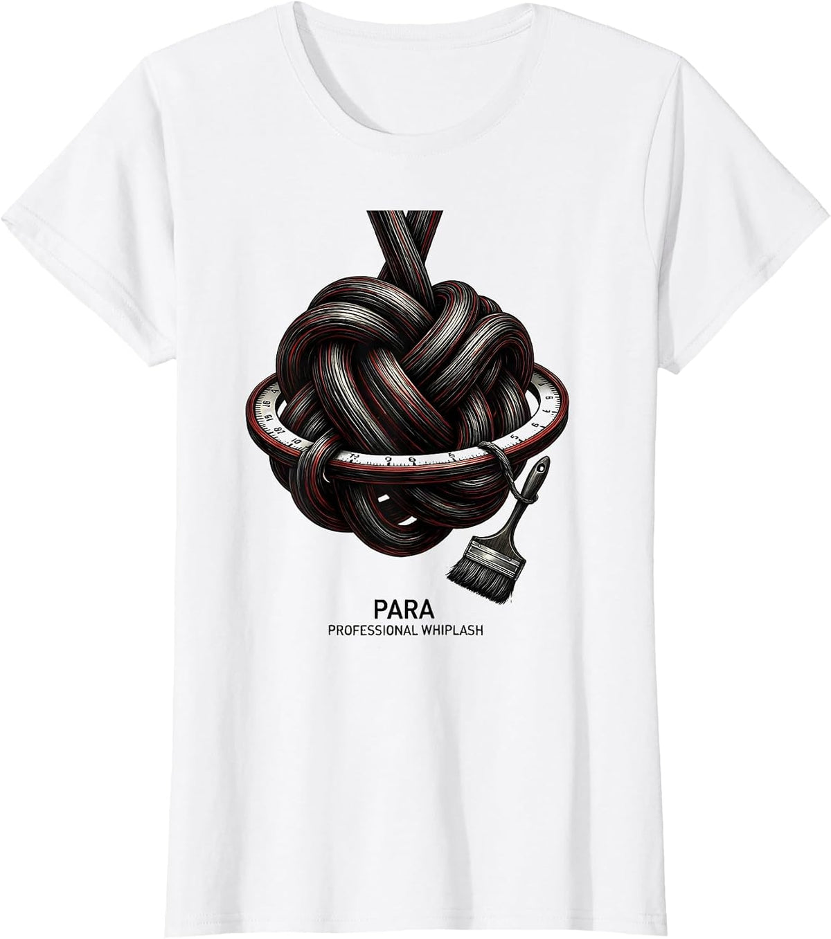 Para Professional Whiplash Funny Paraprofessional T-Shirt - White