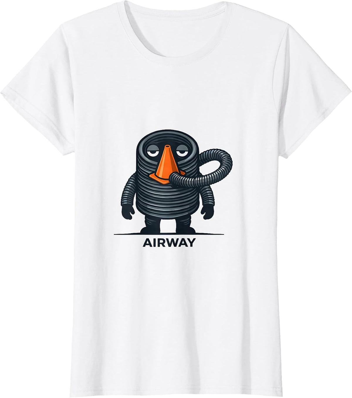 Women's Airway Respiratory Therapist RT Care Week Pulmonology T-Shirt - White