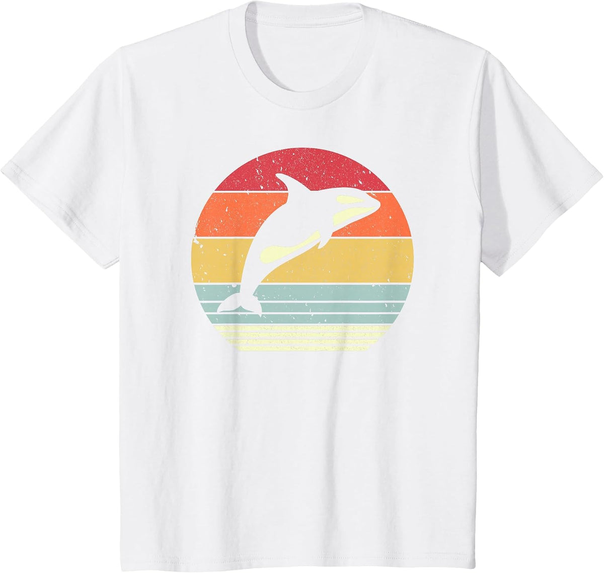 Orca Killer Whale Shirt Vintage T-Shirt - White